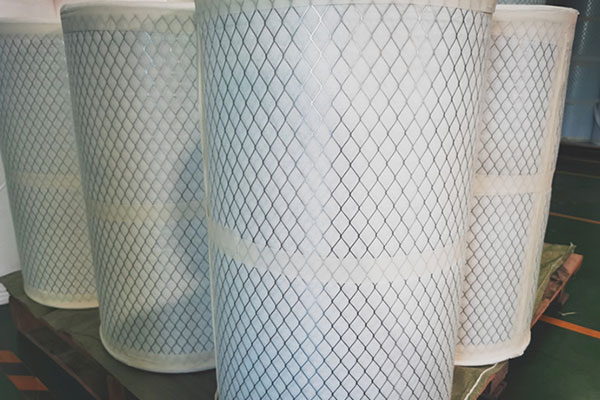 Meio de filtro plissado com suporte de metal 6Merv 13 Merv 14