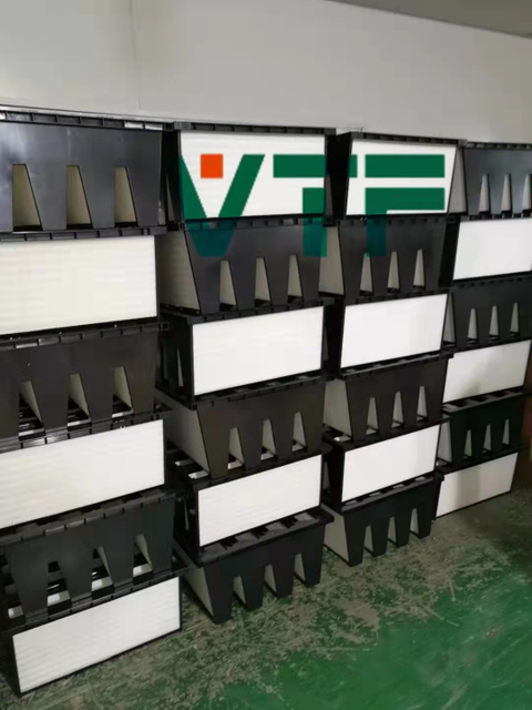 Sistema de ventilação de alto volume Filtro de ar comprimido F9 Compacto para HVAC