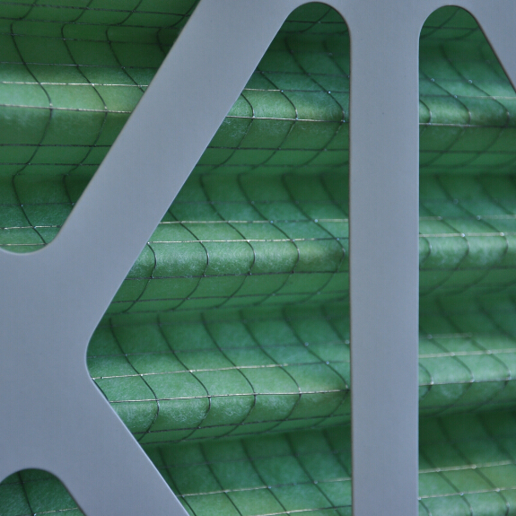 Pré-filtro plissado com estrutura galvanizada G4 / MERV8