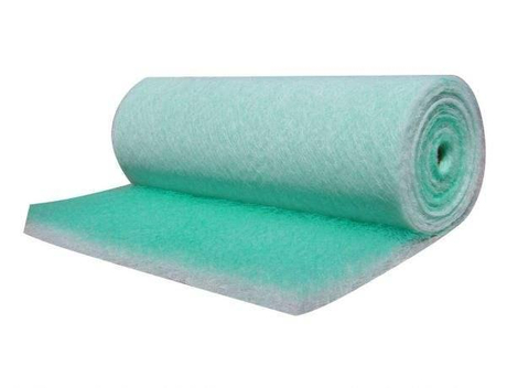 Filtro de parada de pintura para cabine de pulverização de revestimento em pó de fibra de vidro