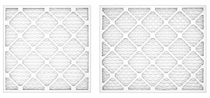 Meio de filtro plissado com suporte de metal Merv 13 Merv 14