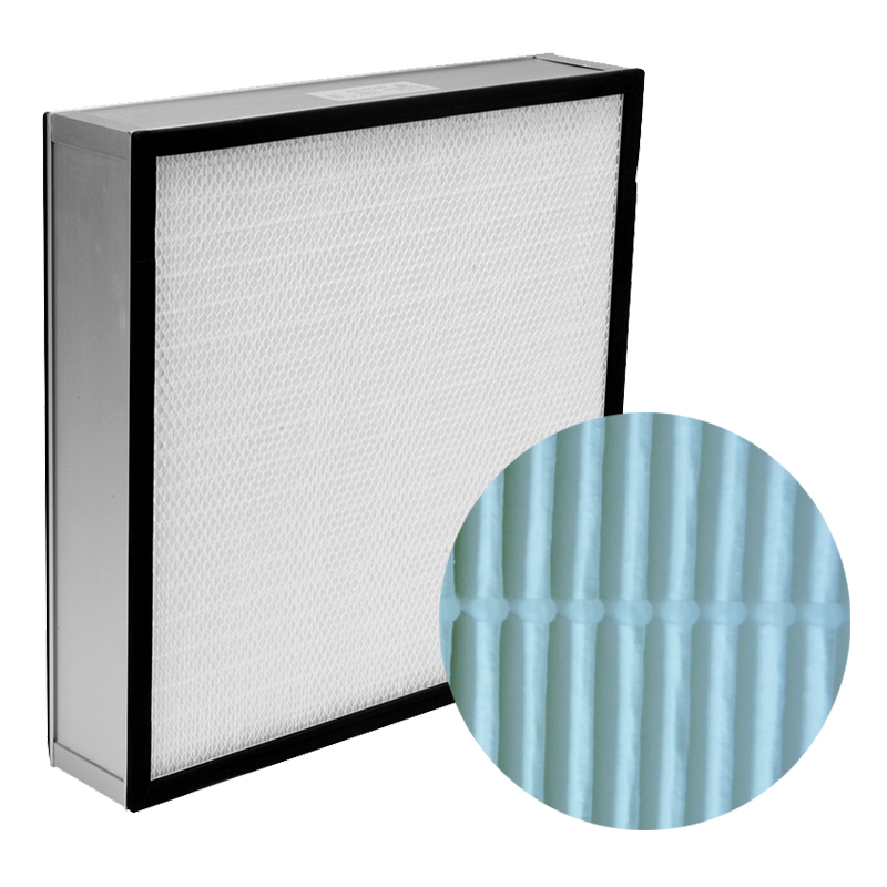 Filtro HEPA mini plissado para salas limpas